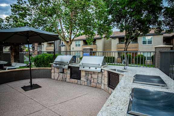 BBQ Grills for Residents at River Walk La Paz Apartments in Albuquerque