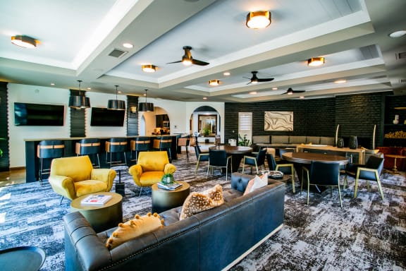 Oro Valley Apartments with Resident Clubhouse Lounge and Fireplace to Relax