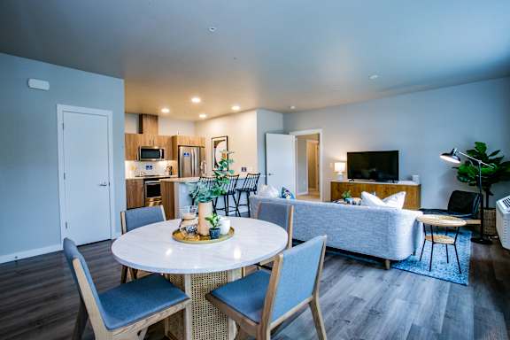 Spacious Living Room at Apartments in Portland Oregon