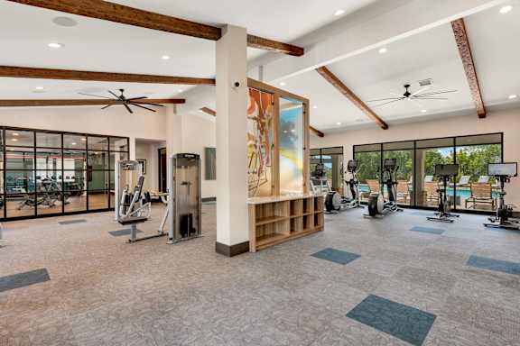 Weight Lifting Equipment at Apartments on Paseo Del Norte