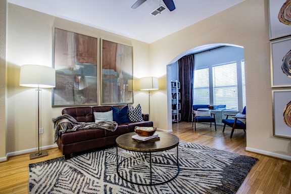 Spacious Living Rooms at Apartments Near Desert Ridge Marketplace