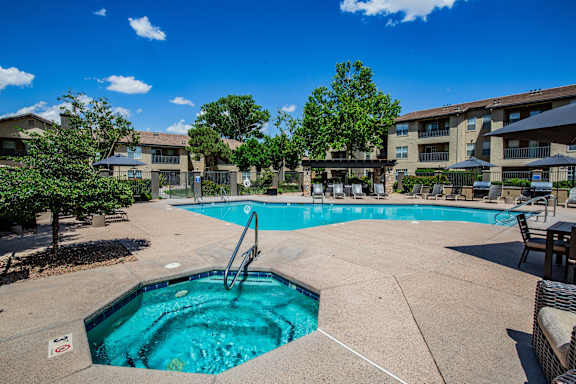 Hot Tub Spa at Albuquerque Apartments Near Me