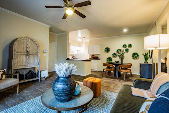 Apartments in Northglenn CO with Ceiling Fans in Living Room