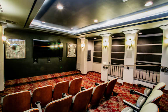 Casas Adobes AZ Apartments with Large Resident Movie Theater with Surround Sound