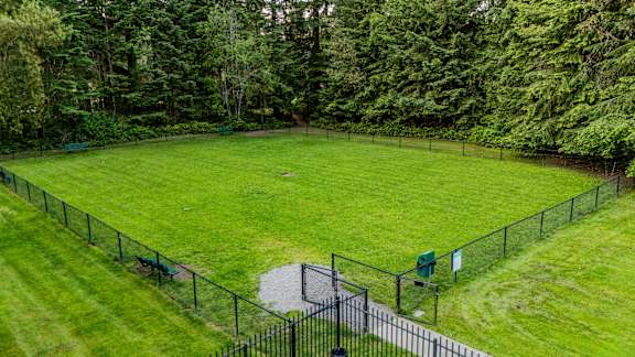 Gated Off-leash Dog Park at Apartments Near West Seattle
