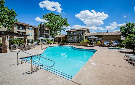 Crystal Clear Swimming Pool at Rentals in ABQ