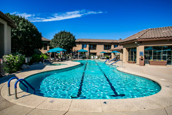 Olympic Length Swimming Pool at Tucson Downtown Apartments for Rent