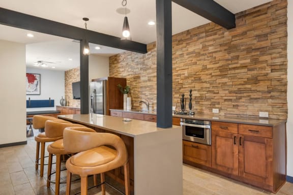 Resident Community Kitchen at Apartments for Rent Santa Fe
