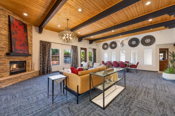 Resident Clubhouse Lounge at Apartamentos Santa Fe