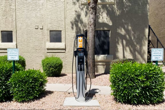Electric Car Charging Station at Chandler AZ Apartments
