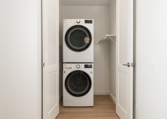 1 Bed Type B Stackable Washer and Dryer at Connect, San Luis Obispo, CA, 93401