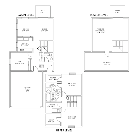 A floor plan shows the layout of a house with labeled rooms and dimensions.