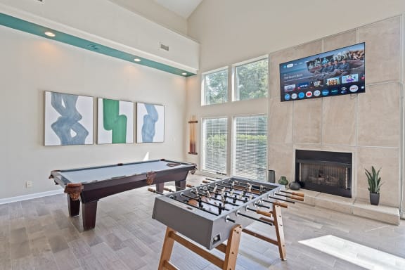 Resident Clubhouse at The Falls Apartments in Raleigh NC