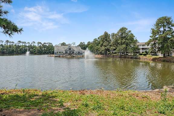 A serene lake at Linkhorn Bay Apartments, Virginia Beach
