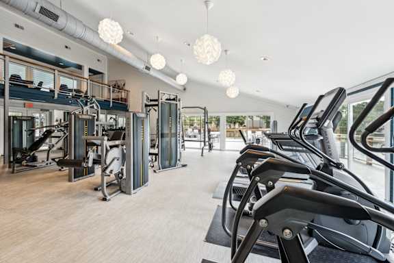 Gym at Linkhorn Bay Apartments, Virginia Beach