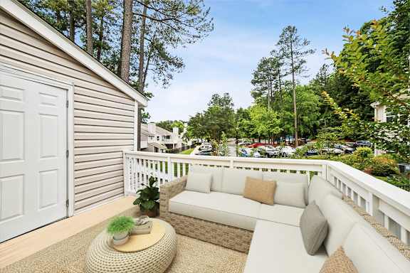 Large Balcony With Patio at Chapel View, North Carolina, 27516