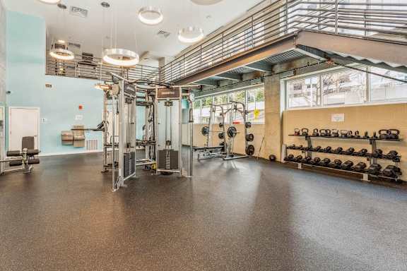 State-of-the-Art Fitness Center at The Locks Tower, Richmond, VA, 23219