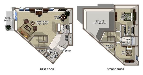 Bermuda Floor Plan Bermuda floor plan at The Villages of Banyan Grove Apartments in Boynton Beach