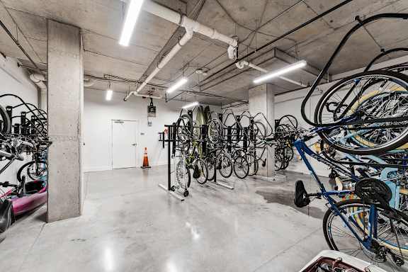 Bike Storage at Hydro, Richmond, Virginia