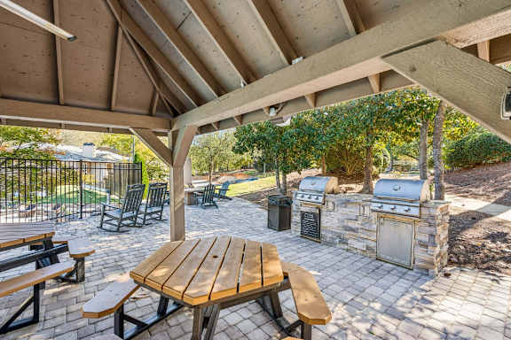 Picnic And BBQ Stations at Park Ridge Estates, North Carolina, 27713