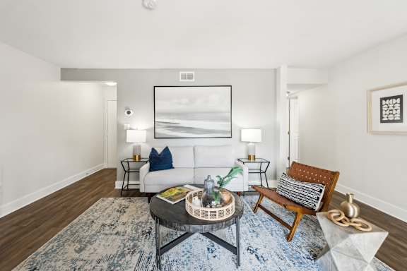 Modern Living Area at Linkhorn Bay Apartments, Virginia Beach, 23451