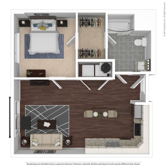 A2 Floor Plan at East 51 At Rocketts Landing, Richmond, 23231