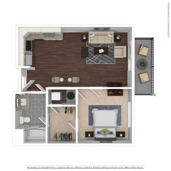 A2.2 Floor Plan at East 51 At Rocketts Landing, Richmond, VA, 23231
