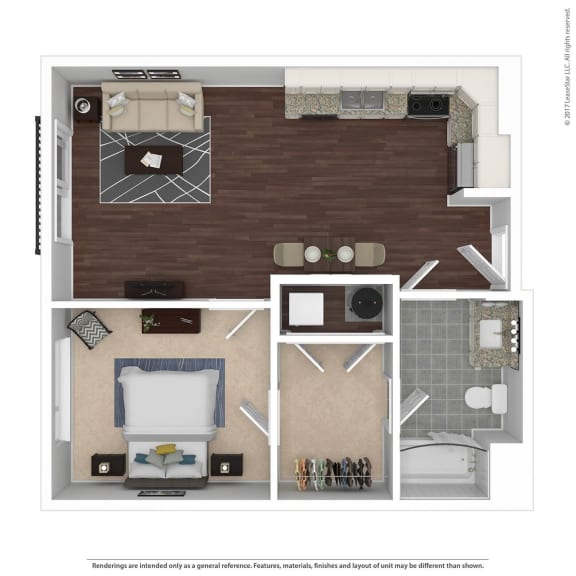 A2.3 Floor Plan at East 51 At Rocketts Landing, Virginia, 23231