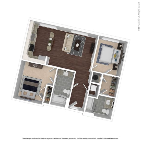 B1.2 Floor Plan at East 51 At Rocketts Landing, Virginia, 23231
