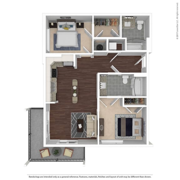 B1.4 Floor Plan at East 51 At Rocketts Landing, Richmond