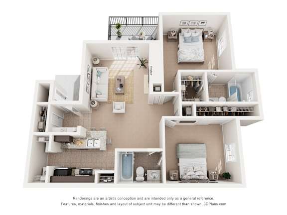 Pintail 2 Bed at Herons Point, Virginia Beach, VA, 23451