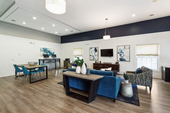 Clubroom at Lake Johnson Mews, Raleigh, North Carolina