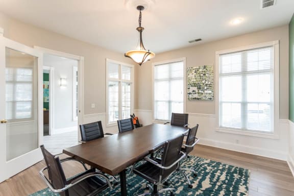 Conference Room at The Resort At Lake Crossing Apartments, PRG Real Estate, Lexington, KY, 40515