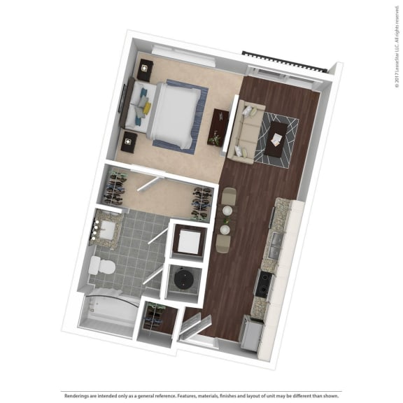 S1 Floor Plan at East 51 At Rocketts Landing, Richmond, VA, 23231