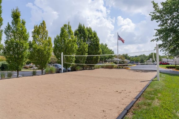 Sand Volleyball Court at Chinoe Creek Apartments, Lexington, Kentucky