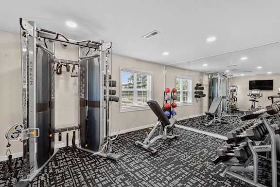 Strength Training Center at Hyde Park Apartment & Townhomes Chester, VA 23831