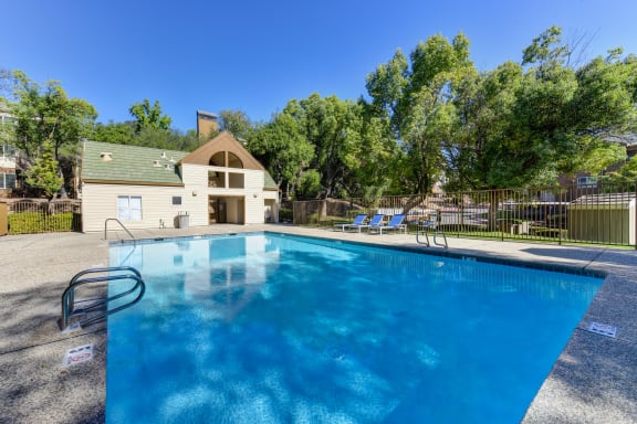 Swimming pool.  This is one of three swimming pools on the property.at Folsom Ranch, Folsom, 95630