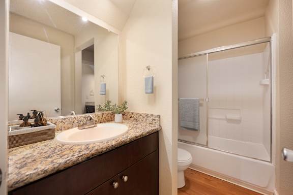 Bathroom With Bathtub at Fountains of Fair Oaks, Fair Oaks
