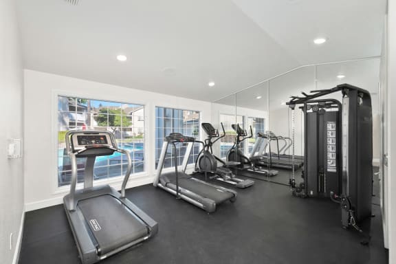 Gym area at The Legacy Apartments, California