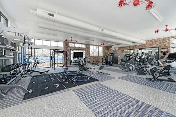 Fitness Studio at Sierra Gateway Apartments, Rocklin, CA, 95677