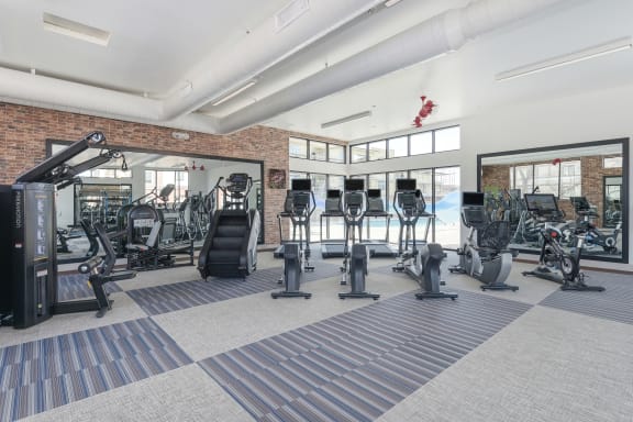 Gym at Sierra Gateway Apartments, California, 95677