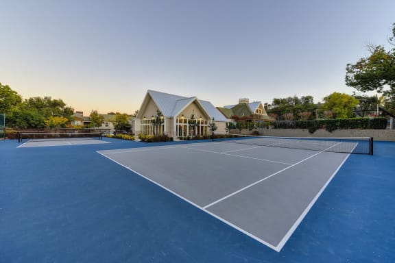 Tennis Courts and Fitness Center with Trees at Folsom Ranch, Folsom