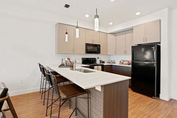 Gourmet Kitchen at Lotus Anthem Apartments, Clearfield, Utah