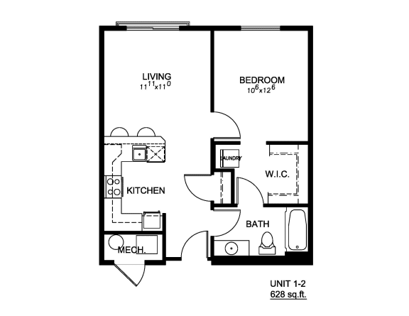 bedroom floor plan | the madison at ballston station