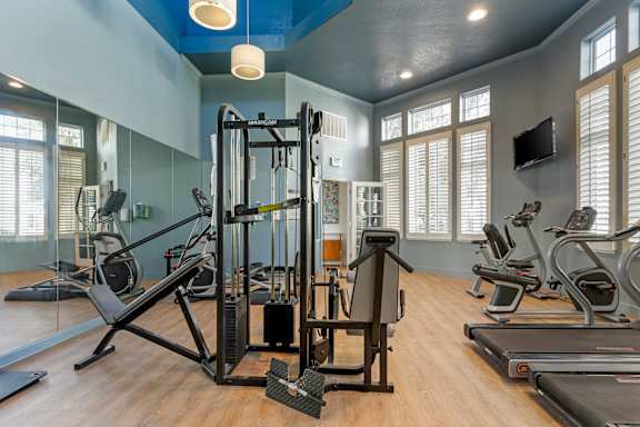 State of the Art Fitness Center at Renaissance Apartments in Santa Rosa, California