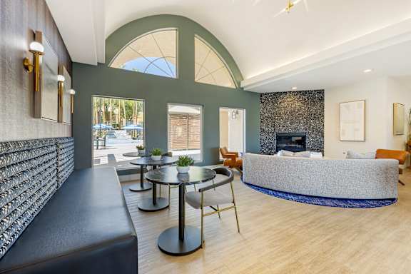 This beautifully refreshed space offers abundant seating options, perfect for gathering with friends or enjoying a quiet moment alone.