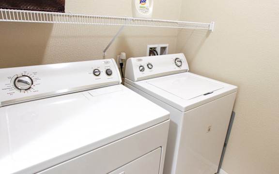 Side-by-side washer and dryers  at Sonata Apartment Homes, Las Vegas, Nevada