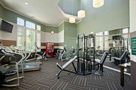 State of the Art Fitness Center at Renaissance Apartments in Santa Rosa, California