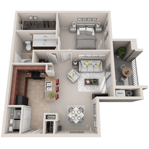 Allegro floorplan  at Sonata Apartment Homes, Las Vegas, NV
