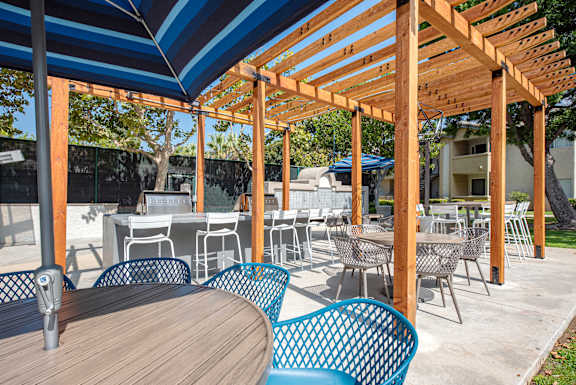 BBQ and picnic area at The Summit at Chino Hills in Chino Hills, CA 91709